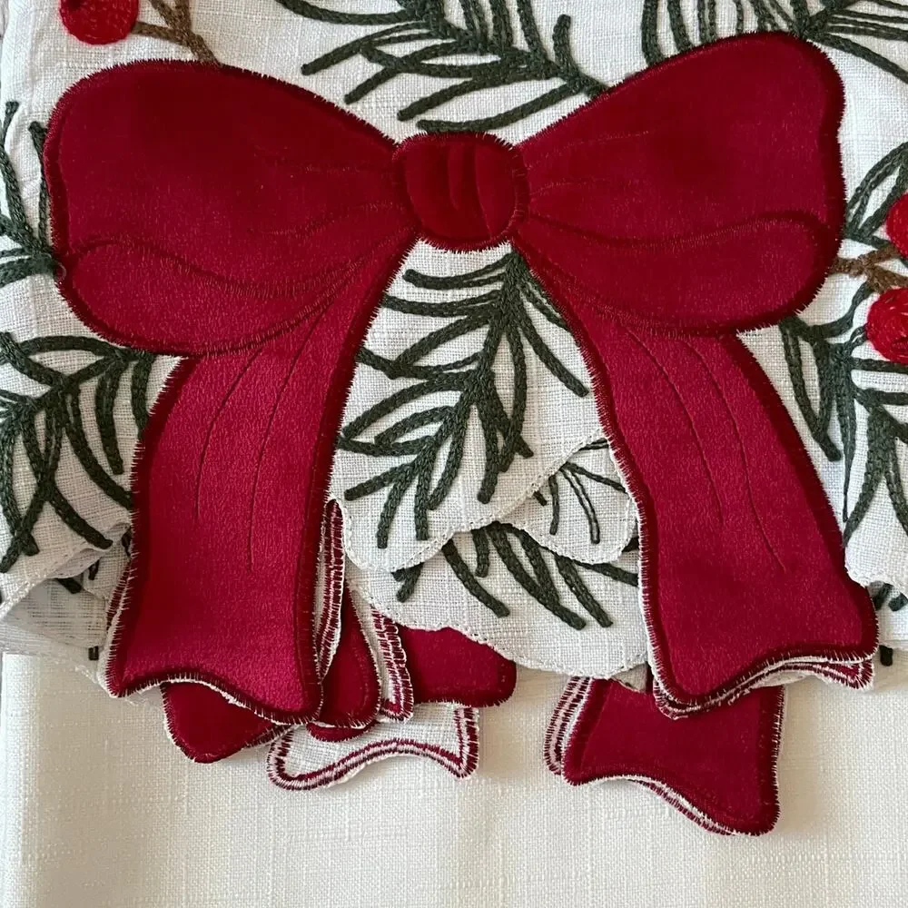 Envogue embroidered red